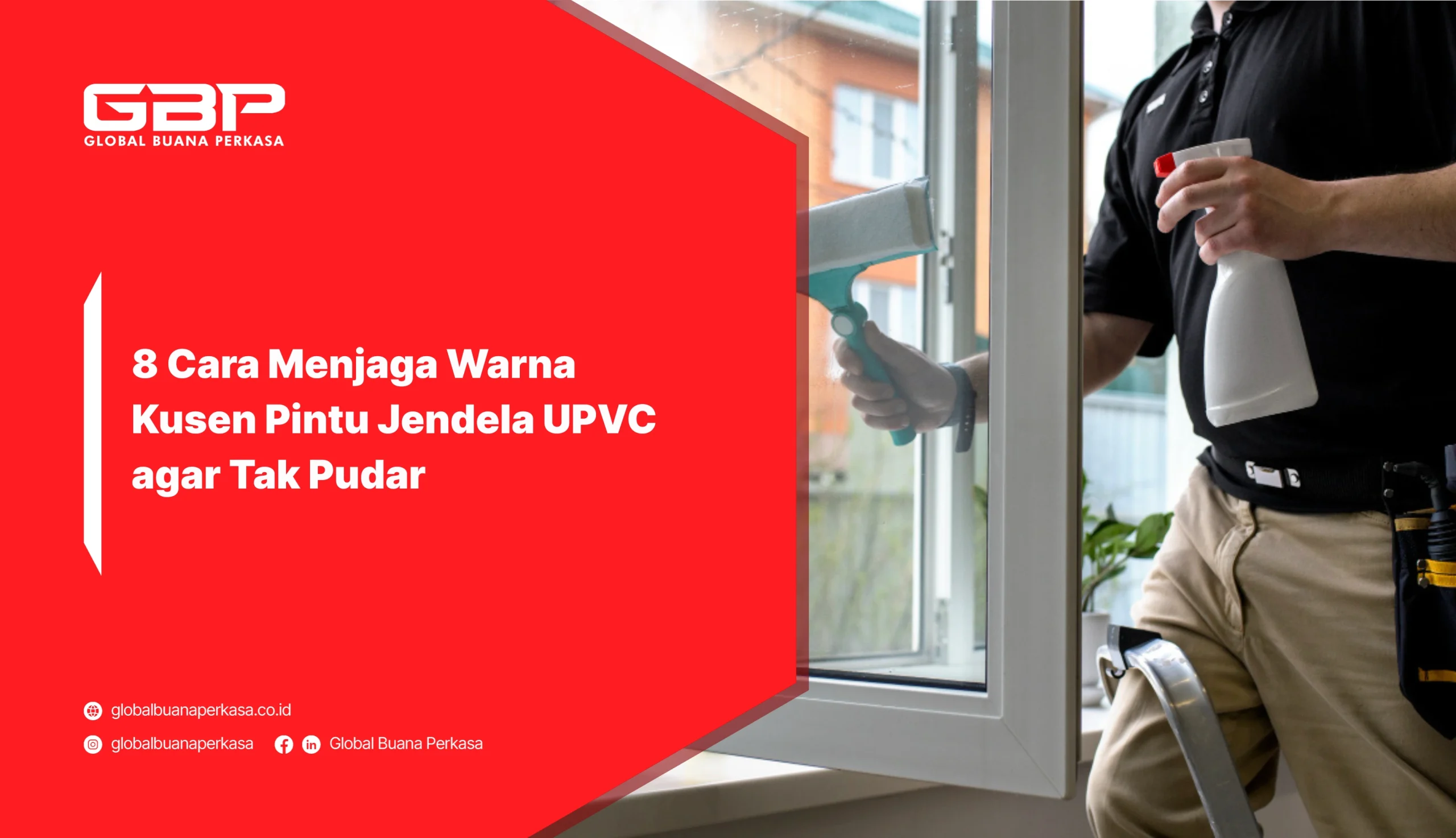 8 Cara Menjaga Warna Kusen Pintu Jendela UPVC agar Tak Pudar
