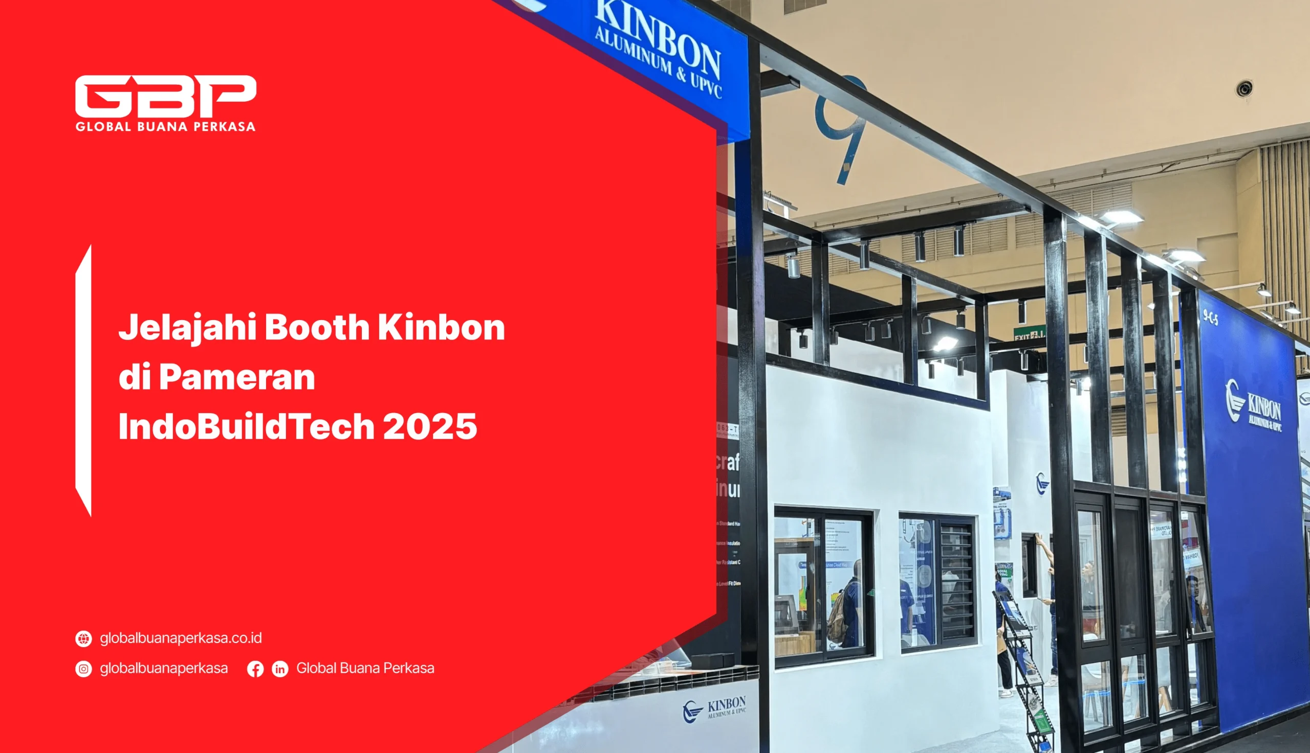 Jelajahi Booth Kinbon di Pameran IndoBuildTech 2025