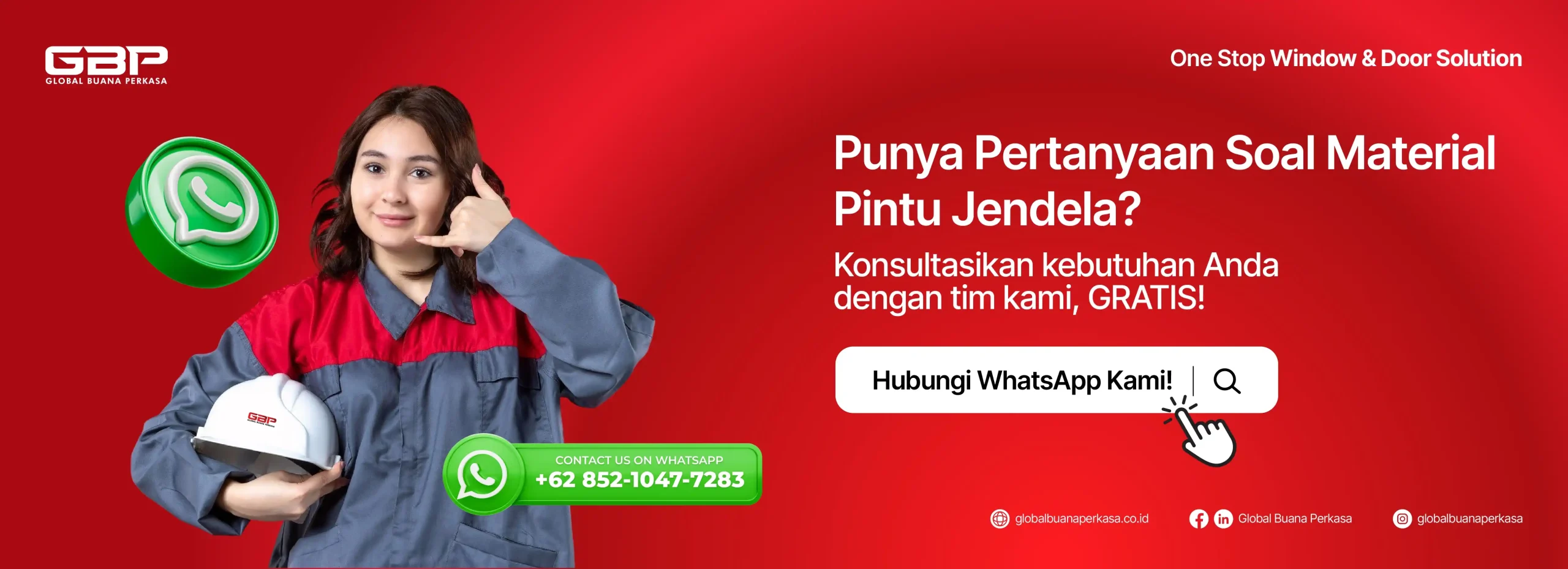 Penuhi Kebutuhan Material UPVC atau Aluminium Anda Bersama GBP