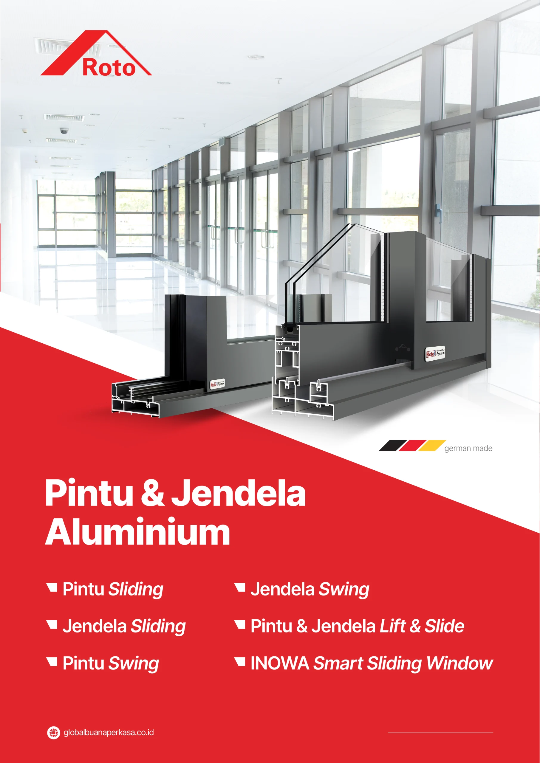 Cover E-brochure Rotoi Pintu & Jendela Aluminium