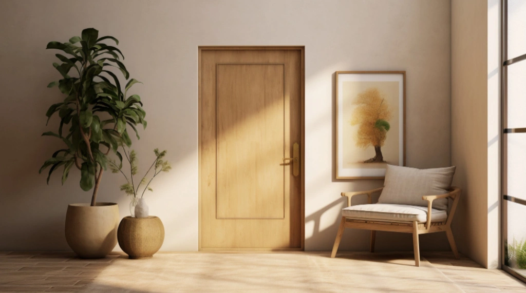 Kusen Pintu Kayu