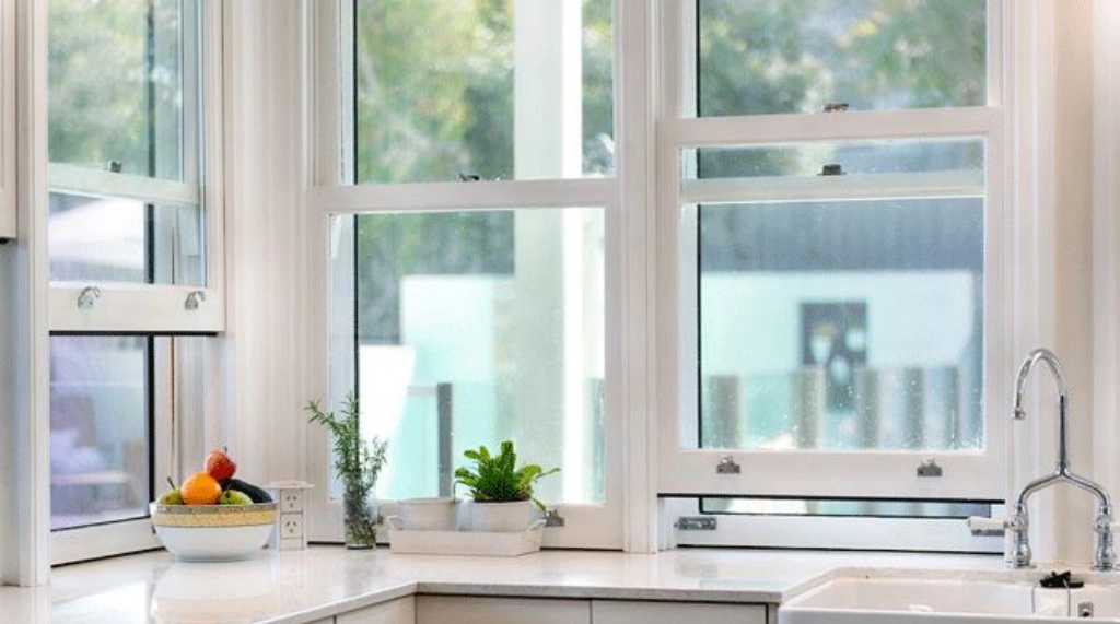 Jendela Aluminium Geser Vertikal