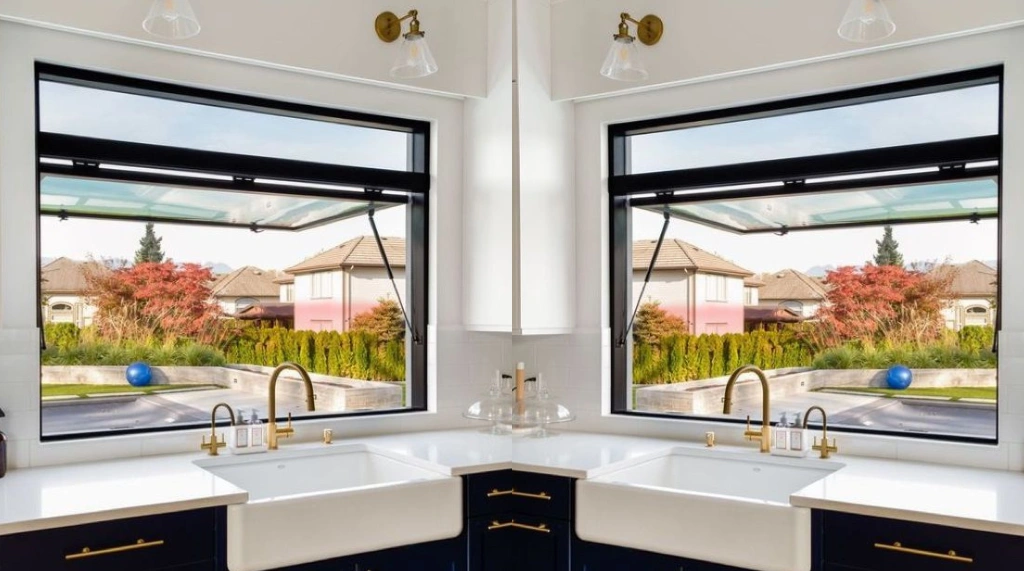 Jendela Dapur Aluminium Awning