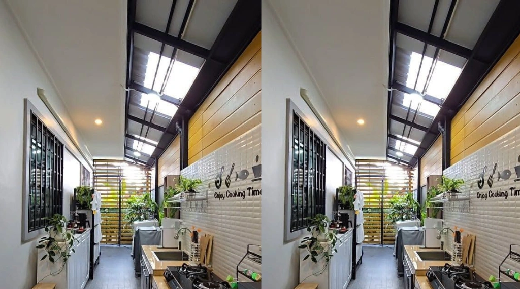 Jendela Dapur Aluminium Skylight