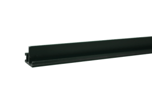 Profil Baffle Plate Pintu Aluminium KINBON JP-P50BM11 - Black (AS8004)