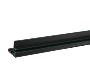 Profil Tutup Kusen Pintu Folding Aluminium KINBON JP-ZD60A11 - Black (AS8004)