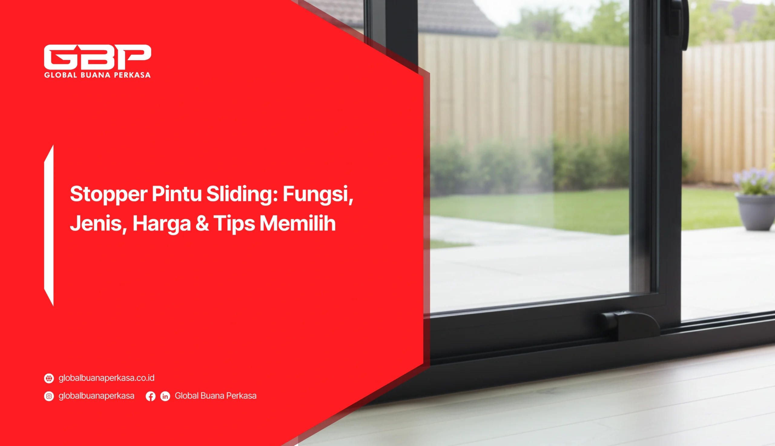 Stopper Pintu Sliding: Fungsi, Jenis, Harga & Tips Memilih