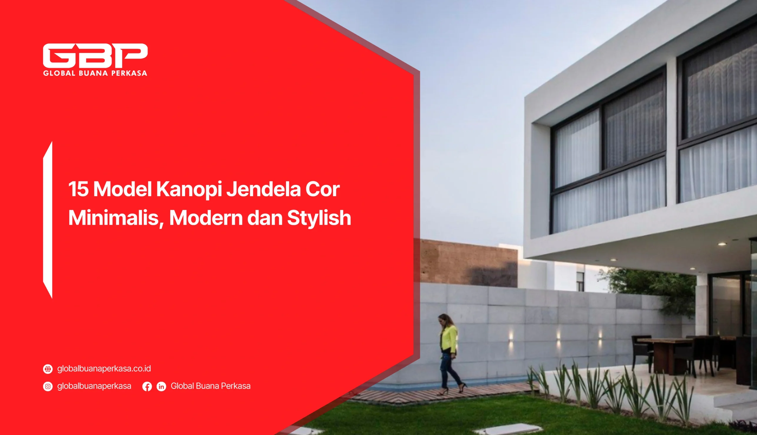 15 Model Kanopi Jendela Cor Minimalis, Modern dan Stylish