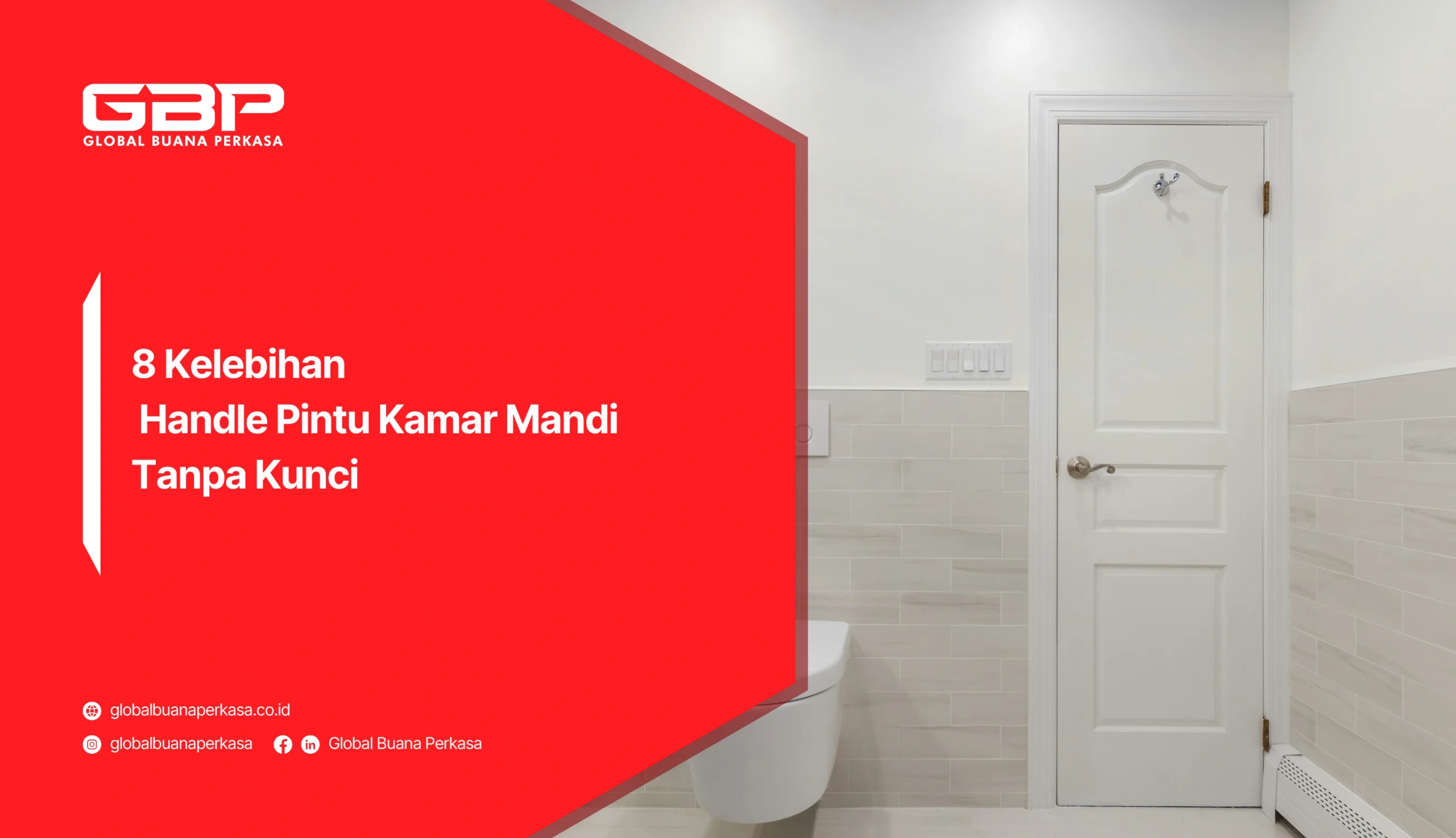 8 Kelebihan Handle Pintu Kamar Mandi Tanpa Kunci