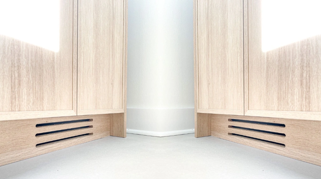 Ventilasi Gabungan dengan Pintu Bawah Berjarak (Under Door Vent) 