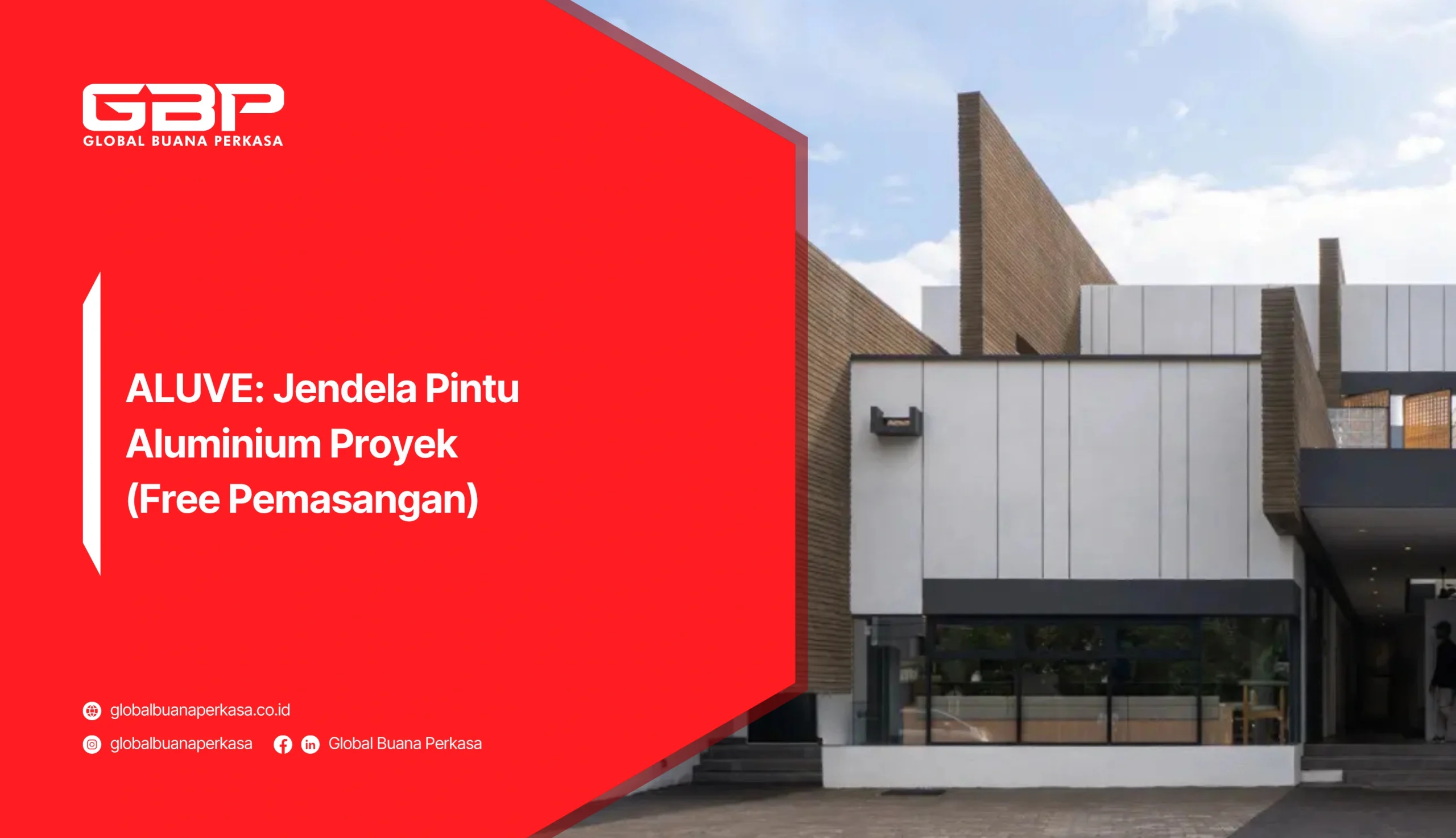 ALUVE: Jendela Pintu Aluminium Proyek (Free Pemasangan)