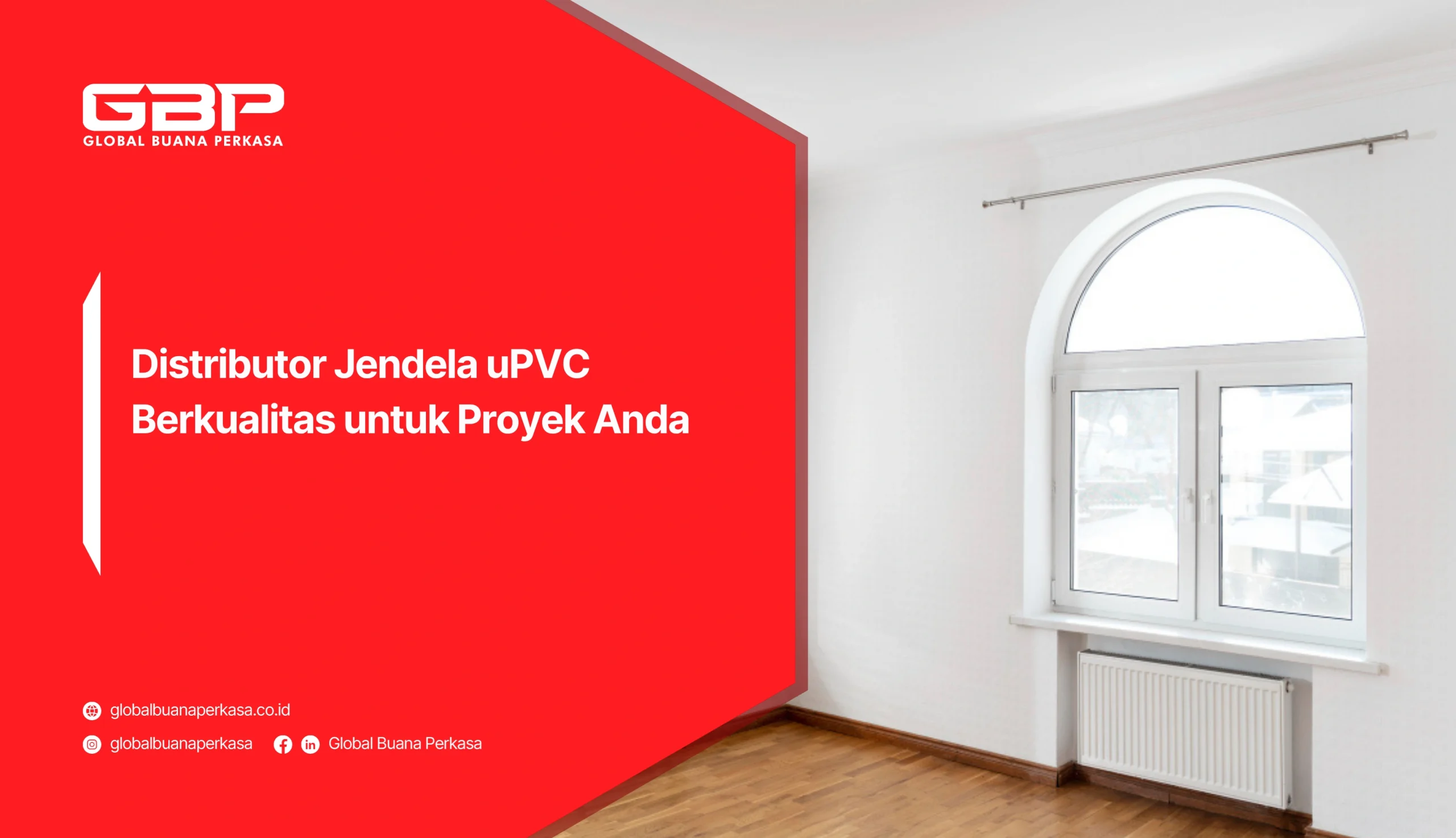Distributor Jendela uPVC Berkualitas untuk Proyek Anda