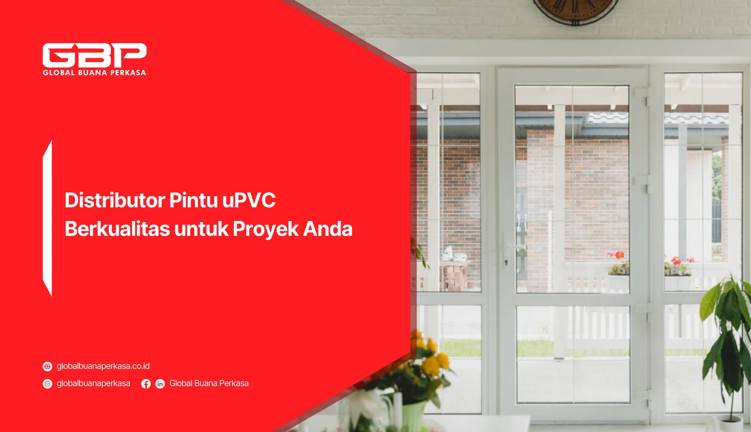 Distributor Pintu uPVC Berkualitas untuk Proyek Anda