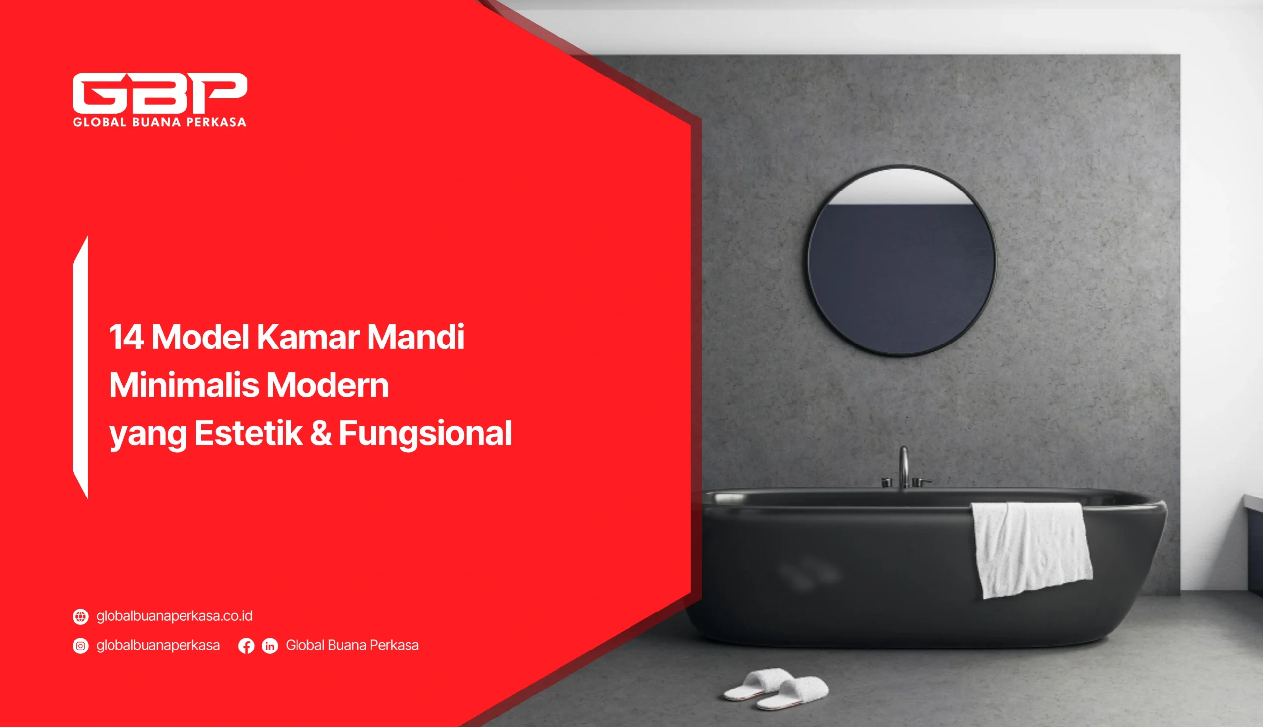14 Model Kamar Mandi Minimalis Modern yang Estetik & Fungsional