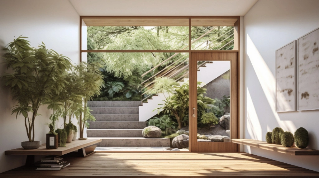 Model Teras Rumah Natural Modern
