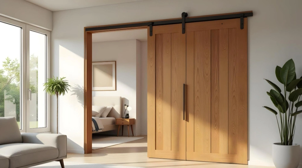  Pintu Sliding Kayu Full Panel